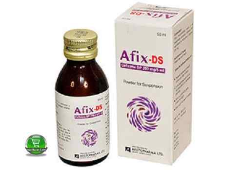 Susp.                                                   Afix DS 200 mg / 5 ml
