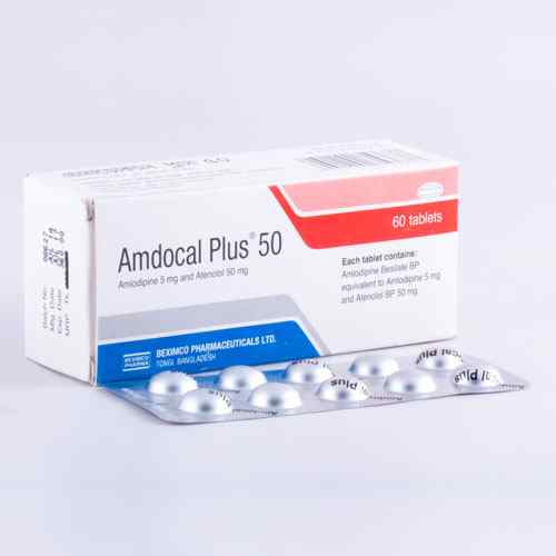 Tab. Amdocal Plus 5 + 50 mg