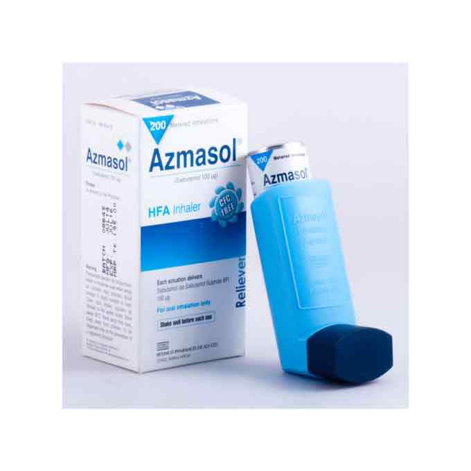 Inhaler Azmasol HFA Inh 100MCG/PUFF