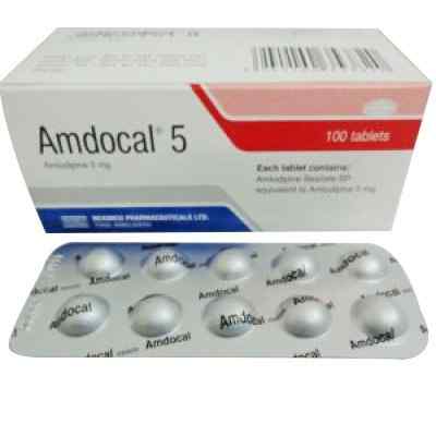 Tab. Amdocal  5 mg