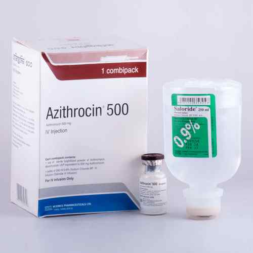Inj. Azithrocin 500 mg