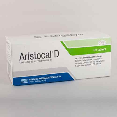 Tab. Aristocal D  500GM+200 IU