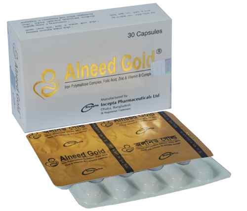  Capsule Alneed   GOLD 50 mg + 50 mg +