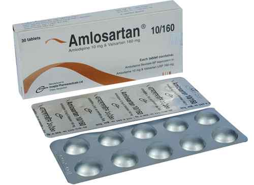 Tab. Amlosartan 10 + 160 mg