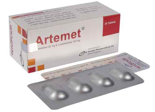 Tab. Artemet 20 mg + 120 mg