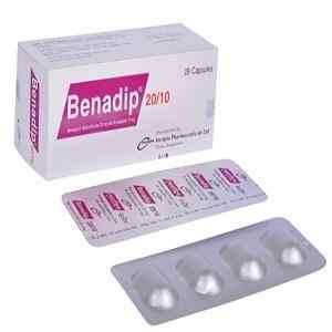 Cap.                     Benadip 10 + 20 mg