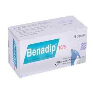 Cap.                     Benadip 5 + 10 mg