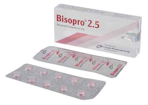 Tab. Bisopro 2.5 2.5 mg