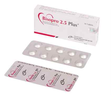 Tab. Bisopro Plus  2.5 mg + 6.25 m