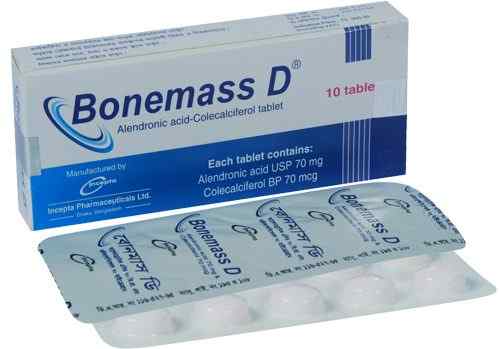 Tab. Bonemass D 70 mg + 2800 IU