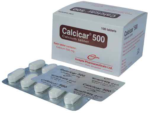 Tab. Calcicar    500 1250 mg