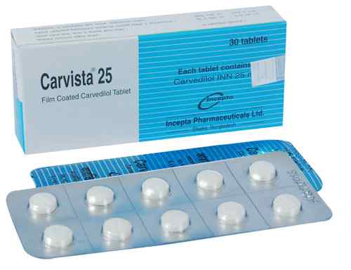 Tab. Carvista 25 mg