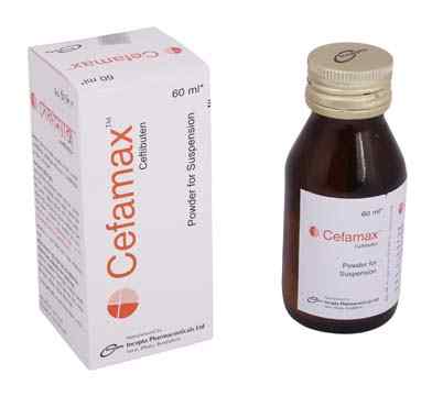 Susp.                                                   Cefamax 1.8 gm / 100 ml