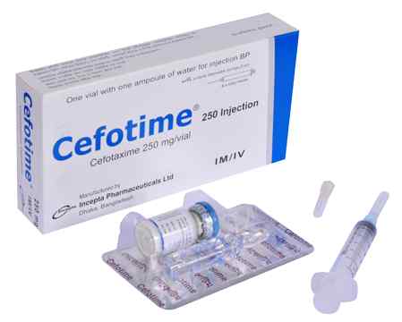 Inj. Cefotime 250 mg / vial