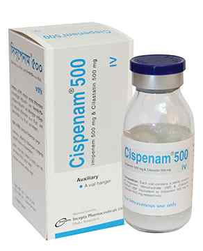 Inj. Cispenam 500 mg + 500 mg