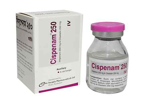 Inj. Cispenam 250 mg + 250 mg
