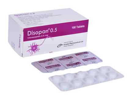 Tab. Disopan 0.5 0.5 mg