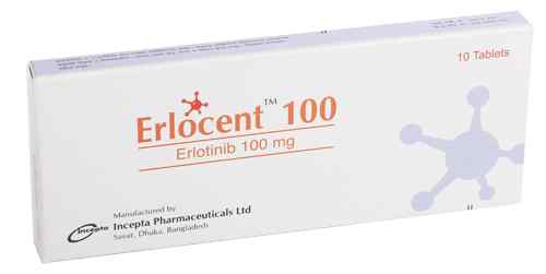 Tab. Erlocent 100 100 mg