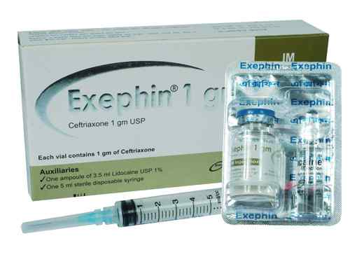 Inj. Exephin 1 gm / vial