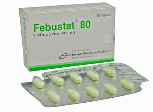 Tab. Febuxostat 80 80 mg
