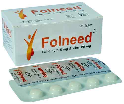 Tab. Folneed 5 mg + 20 mg