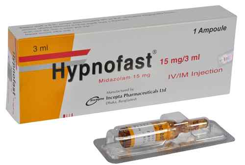 Inj. Hypnofast 15 mg/3 ml