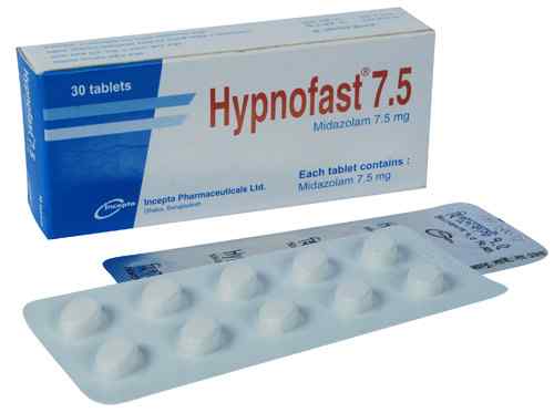 Tab. Hypnofast    7.5 7.5 mg