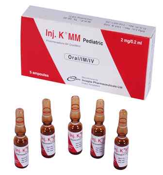 Injection Paediatric 000 K MM 2 mg/.2 ml