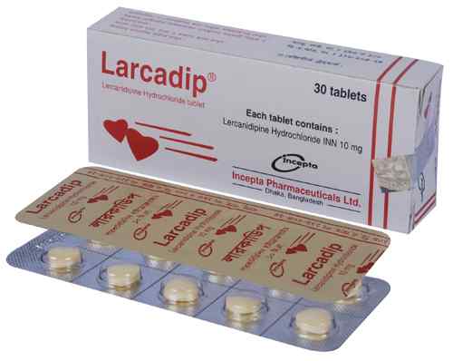 Tab. Larcadip 10 mg