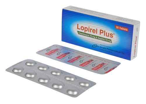 Tab. Lopirel Plus 75 mg + 75 mg