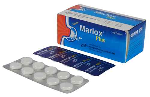 Tab. Marlox Plus 480 mg + 20 mg
