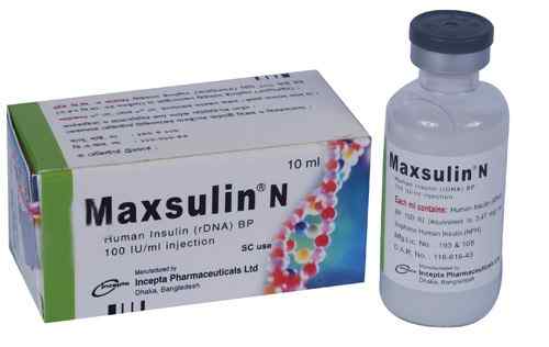 Inj. Maxsulin N 100 IU / ml