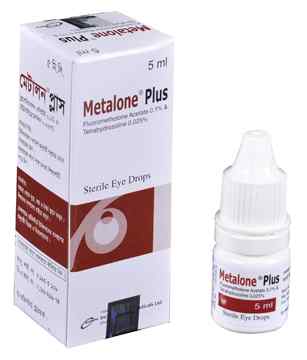 Eye Drop Metalone Plus 100 mg + 25 mg 