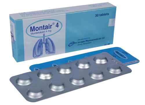 Tab. Montair    4 4 mg