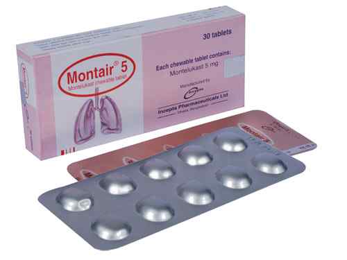 Tab. Montair    5 5 mg