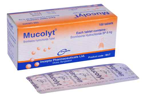 Tab. Mucolyt     8 mg