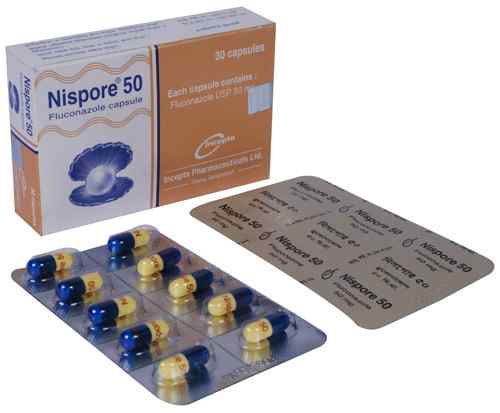  Capsule Nispore 50 50 mg