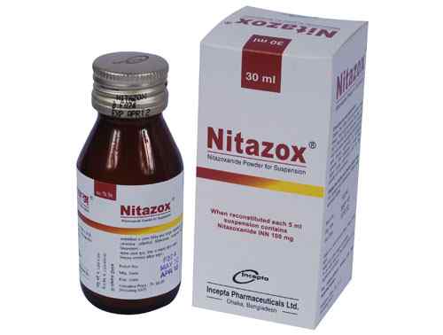 Powder For Suspension                     Nitazox 30 ml 100 mg/5 ml