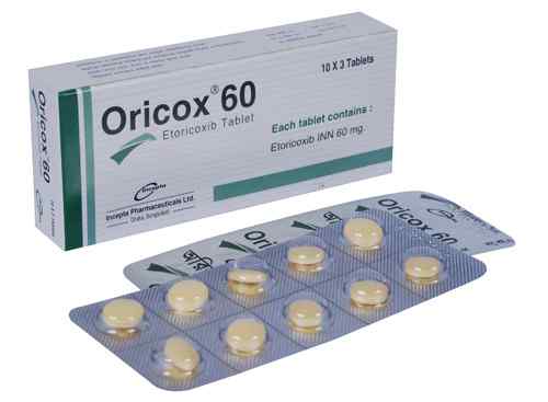 Tab. Oricox 60 60 mg