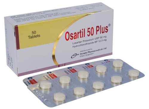 Tab. Osartil 50 Plus 50 mg + 12.5 mg
