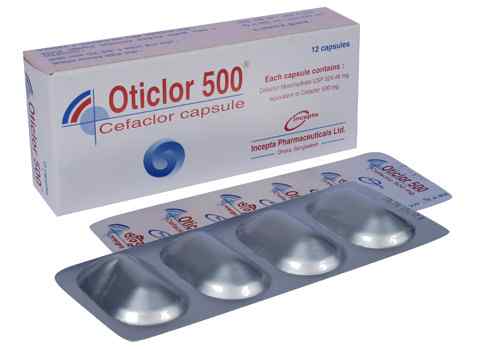 Cap.                     Oticlor 500 mg