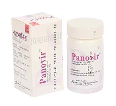Tab. Panovir 400 mg + 100 mg