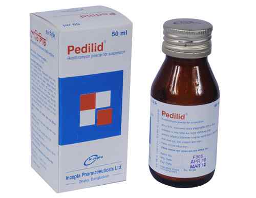 Powder For Suspension                     Pedilid 50 ml 50 mg/5 ml