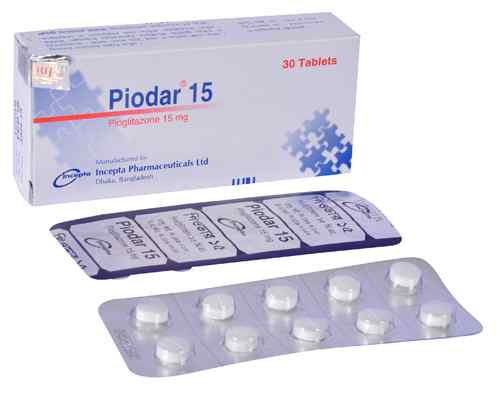 Tab. Piodar    15 15 mg