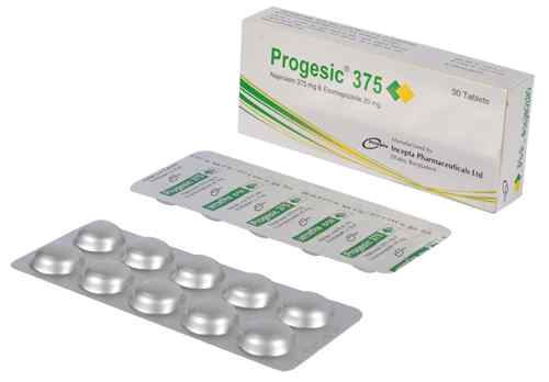 Tab. Progesic 375 375 mg + 20 mg