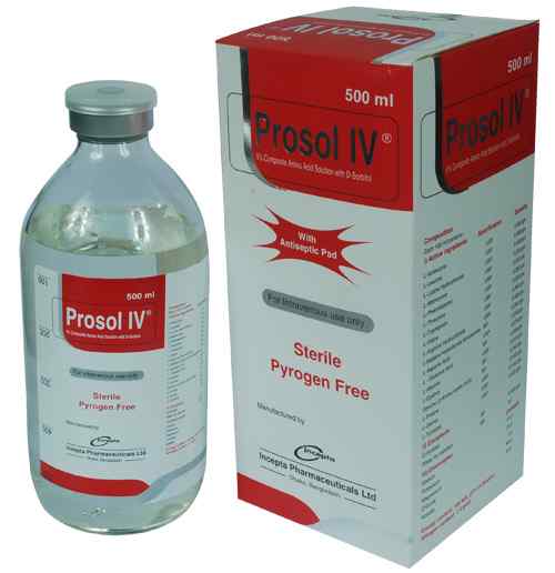 Inf. Prosol 5% 500 ml