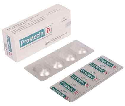 Cap.                     Prostacin D 0.4 mg + 0.5 mg
