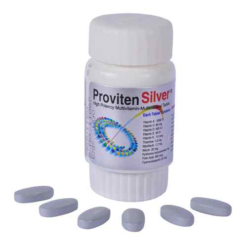 Tab. Proviten  A-Z SILVER 60 mg + 30 mcg 