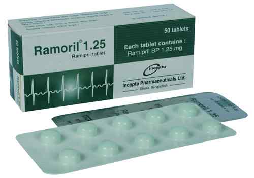 Tab. Ramoril    1.25 1.25 mg