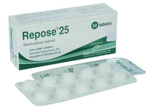 Tab. Repose    25 25 mg